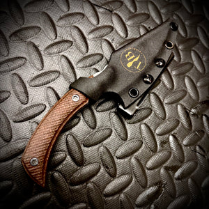 The HALF-CUT one off  (Canvas Micarta)