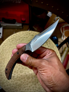 The HALF CUT-B  ( Canvas mircarta) double edged ( 370$ Canadian )