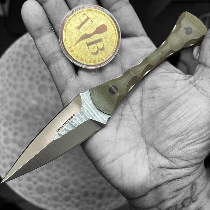 The Soucouyant  ( one off ultem pins/ OD G10) with challenge coin (300$ Canadian)