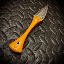 Load image into Gallery viewer, The Soucouyant  ( one off linen Micarta with copper tubes and pins )