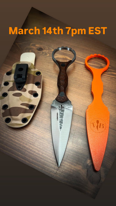The Kroney with trainer (canvas micarta)