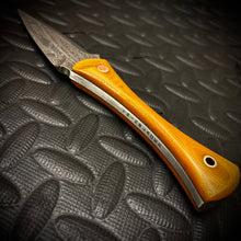 Load image into Gallery viewer, The Soucouyant  ( one off linen Micarta with copper tubes and pins )