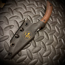 Load image into Gallery viewer, The HALF-CUT one off  (Canvas Micarta)