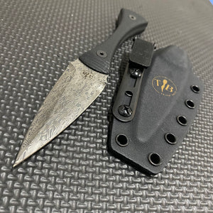 The Soucouyant  ( lasered Damascus pattern) with trainer