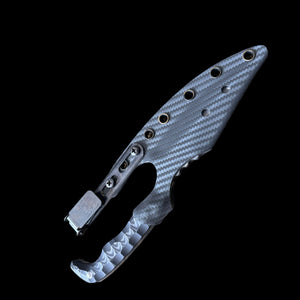 Personal D.A Blade with pocket sheath ( one off carbon fiber )