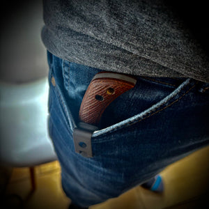The HALF CUT-B  ( Canvas mircarta) double edged ( 370$ Canadian )