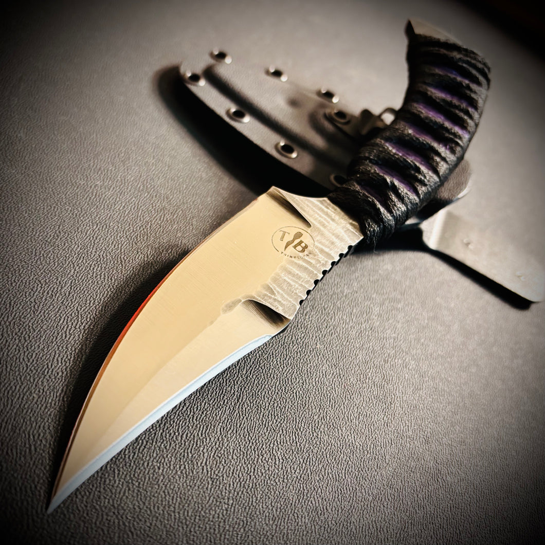The HALF CUT-B  CPM CruWear ( epoxy cord wrap) double edged ( 370$ Canadian )